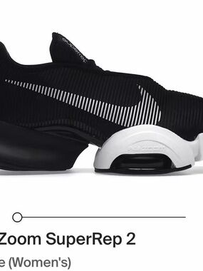 Nike Zoom SuperRep 2 Black/White Training Shoe
